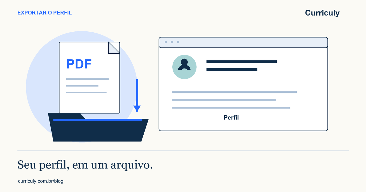 Como baixar seu perfil do LinkedIn em PDF